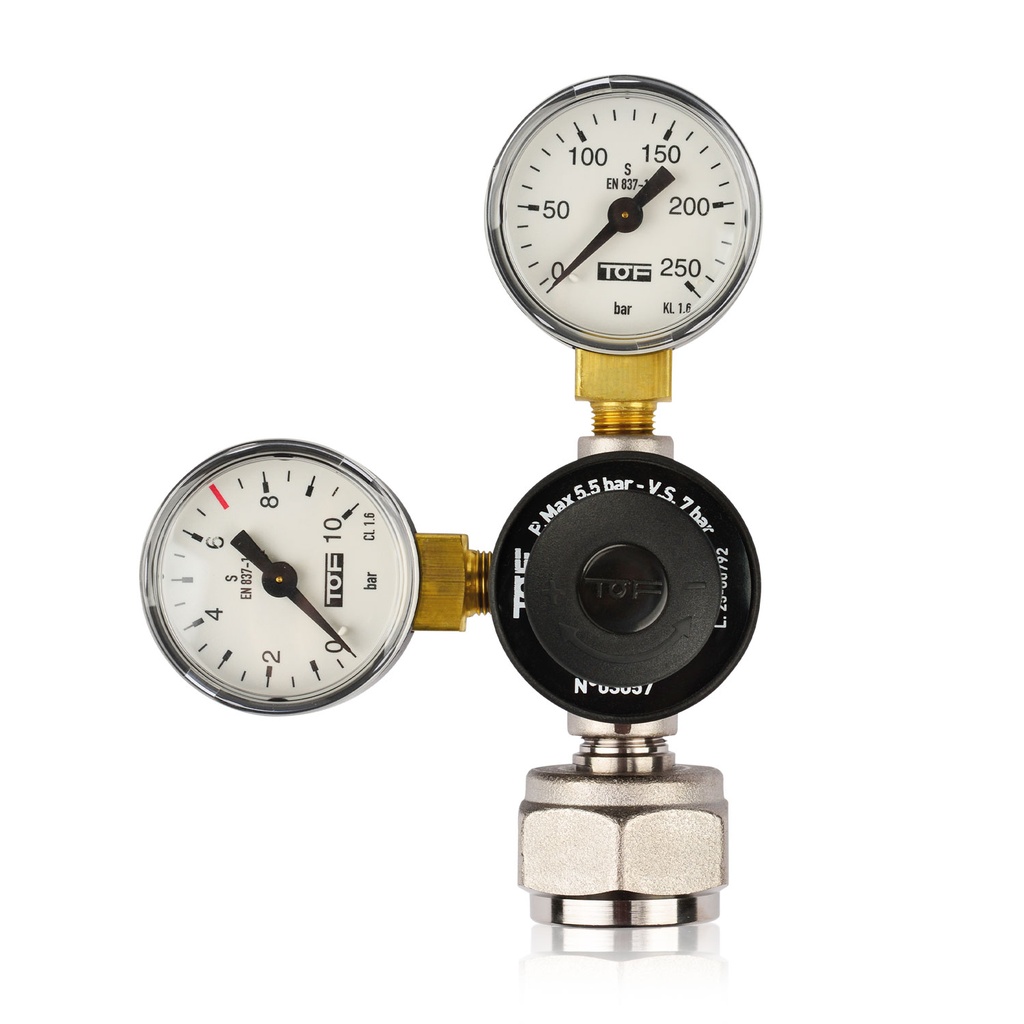 Pressure reducer for CO2 insufflator