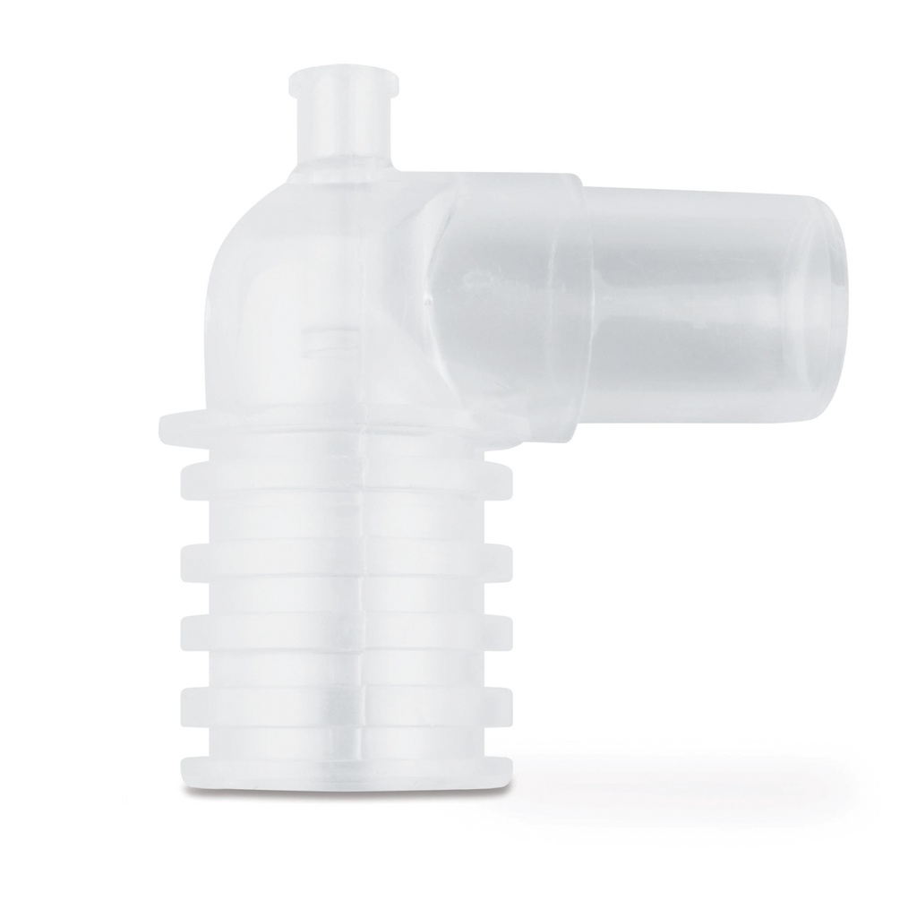 GAS SAMPLING ELBOW WITH LUER LOCK FITTING