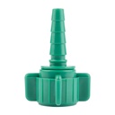 Connection nipple green, plastic, for 3/8", hose for OxyVet III oxygen concentrator