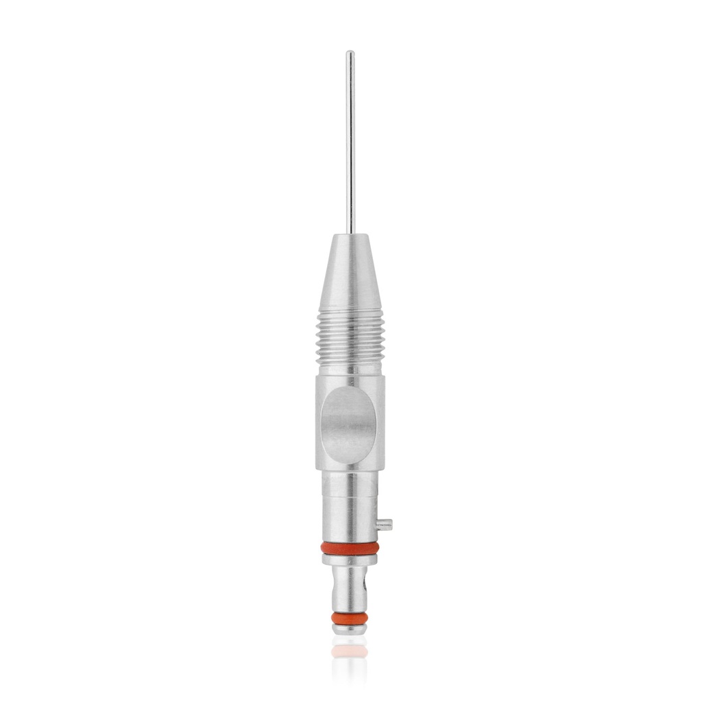 I/A tip, straight, integrated metal sleeve 16G