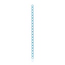 EickLoxx Micro bone plate, 1.0mm system, light blue, 20 hole, mm: 79.5 x 3.5 x 1.0