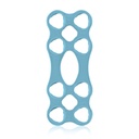 EickLoxx Micro bone plate, 1.0mm system, light blue, 4x2 - hole plate, mm: 18.5 x 7.5 x 1.0