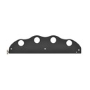 Brass knuckles saw handle, stainless steel, autoclavable