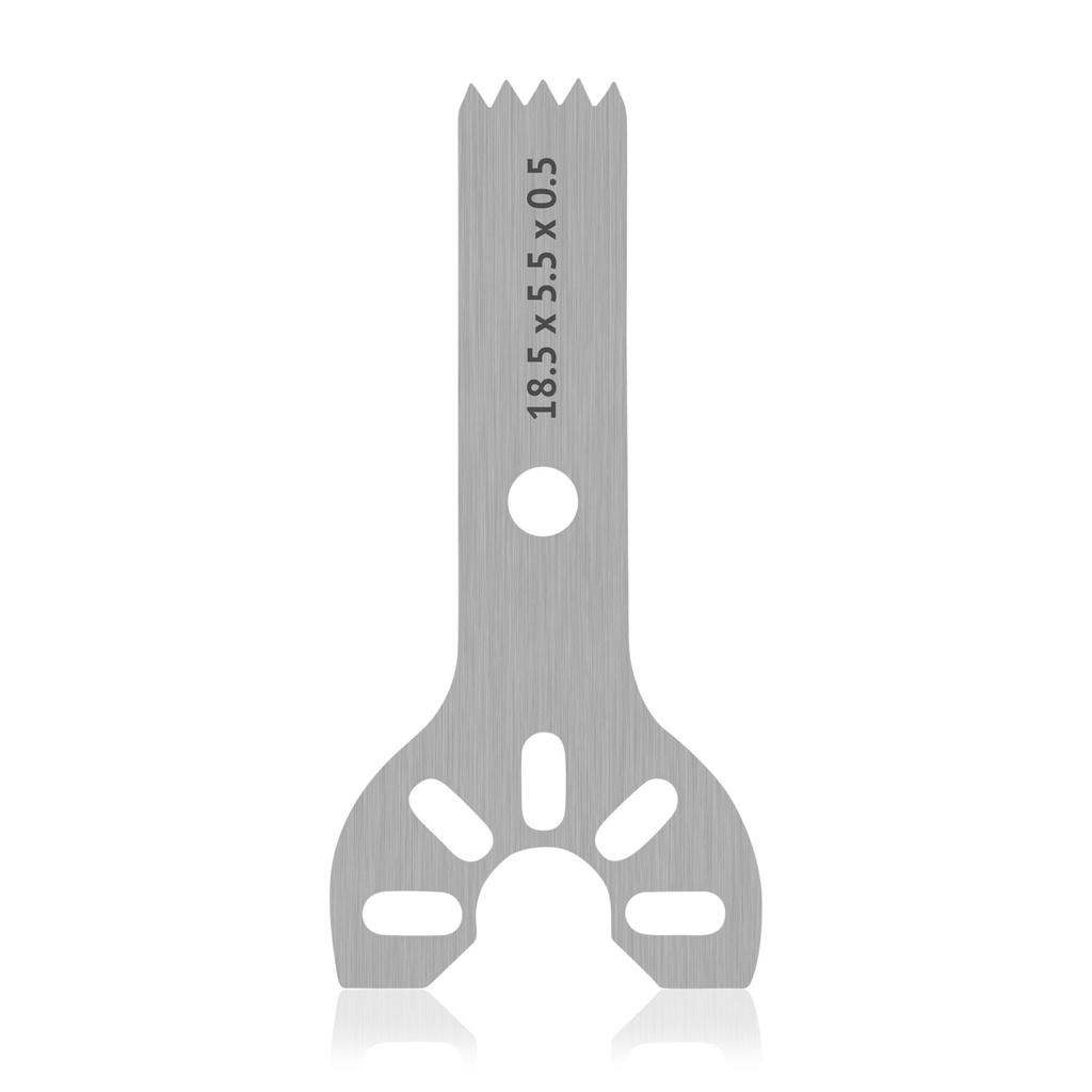 [199541] Saw blade Stryker mount, L 18.5 x W 5.5 x H 0.5 mm