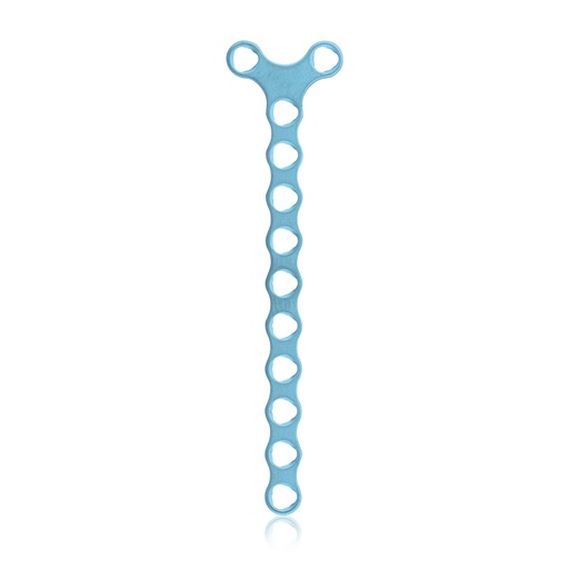 [197415] EickLoxx Micro bone plate, 1.0mm system, light blue, Y - plate, 12 hole, mm: 44.5 x 3.5 x 10