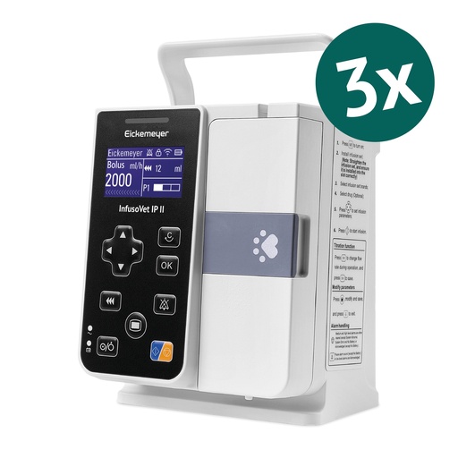 [A40208703] 3x InfusoVet IP II Infusion Pump