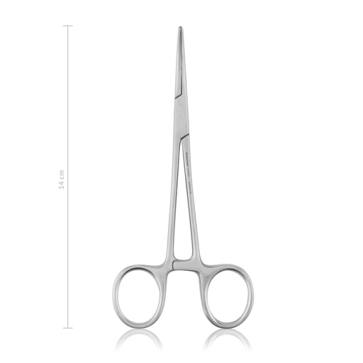 [144314] Artery forceps KELLY, 14 cm, cuved