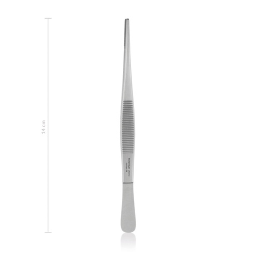 [132514] Standard anatomical tweezers, 14.5 cm, narrow