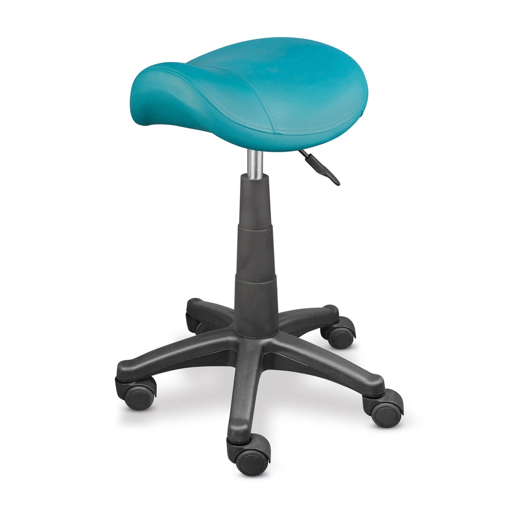 ZWEEZI II treatment stool, saddle seat, height-adjustable from 63–85 cm ...