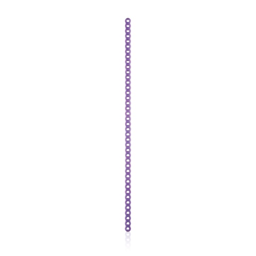 [185519] EickLoxx bone plate 41 - hole 225 x 6.5 x 2.4  system 1.7/2.3 titanium magenta