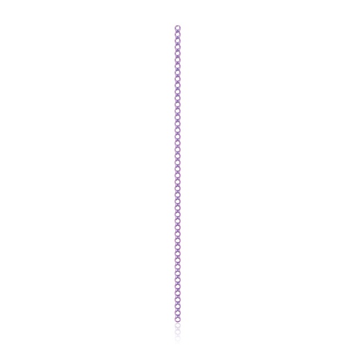 [185518] EickLoxx bone plate 46 - hole 230 x 5.0 x 2.0 system 1.7/2.3 titanium magenta