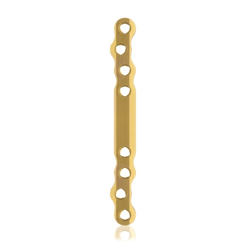 [187753] EickLoxx S-Type bone plate 8 hole,  100 x 11 x 4.5mm, titanium, gold 