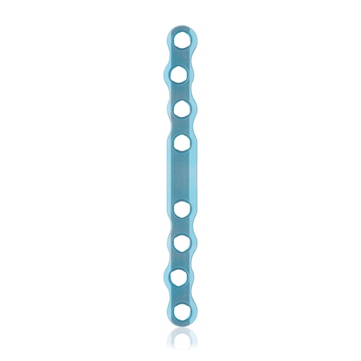 [187742] EickLoxx S-Type bone plate 8 hole,  88 x 8 x 3.2mm, titanium, lightblue 