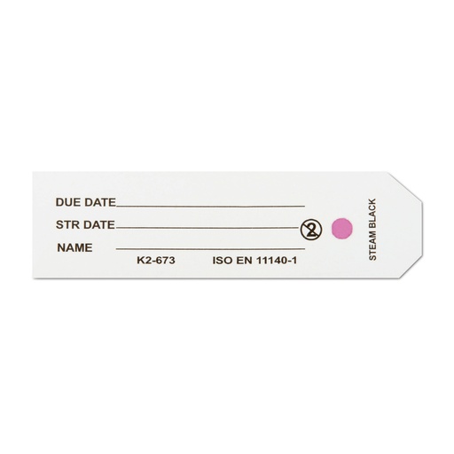 [502400] Labels for sterilisation containers with indicator, Pack of 100 labels Dimensions (in mm): L 57 x H 17