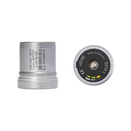 [302555] Rechargeable handle HEINE BETA L Li-ion with LED charge status display in the BETA L 3.5V bottom insert