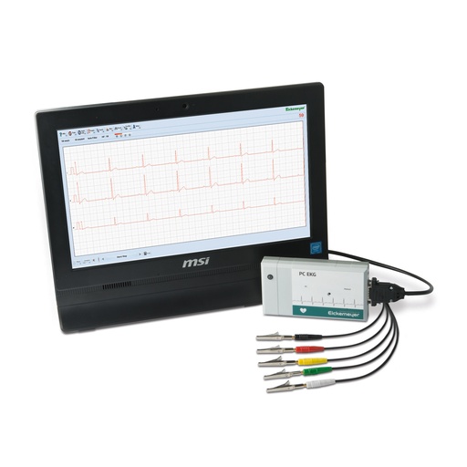 [321018] PC-ECG USB Version (compatible with all Windows versions) including long term ECG-Software patient cable and crocodile clamps