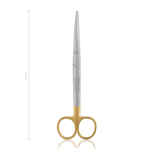 [117517] Mayo-Stille dissecting scissors, 17 cm, curved, TC