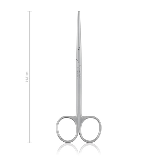 [118414] Metzenbaum-Fino dissecting scissors, 14.5 cm straight, blunt