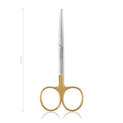 [116111] Metzenbaum dissecting scissors, 11.5 cm, hardened, TC, fine, blunt