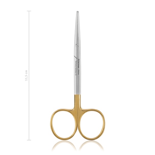 [116011] Dissecting scissors METZENBAUM (TC), L 11.5 cm, straight, blunt