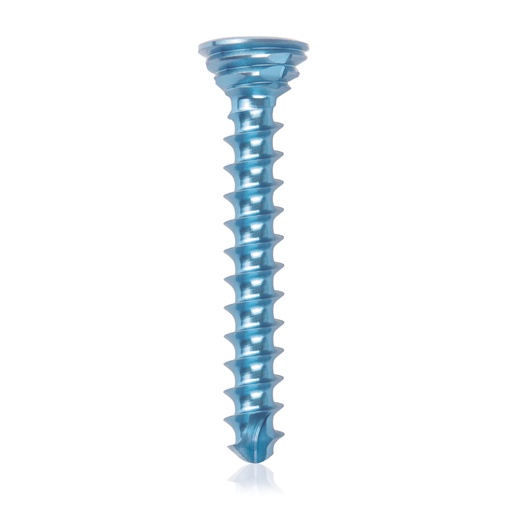 [185540] Titanium locking screw Ø2.7x20mm multidirectional, blue, Torx 10 self-drilling, self-tapping